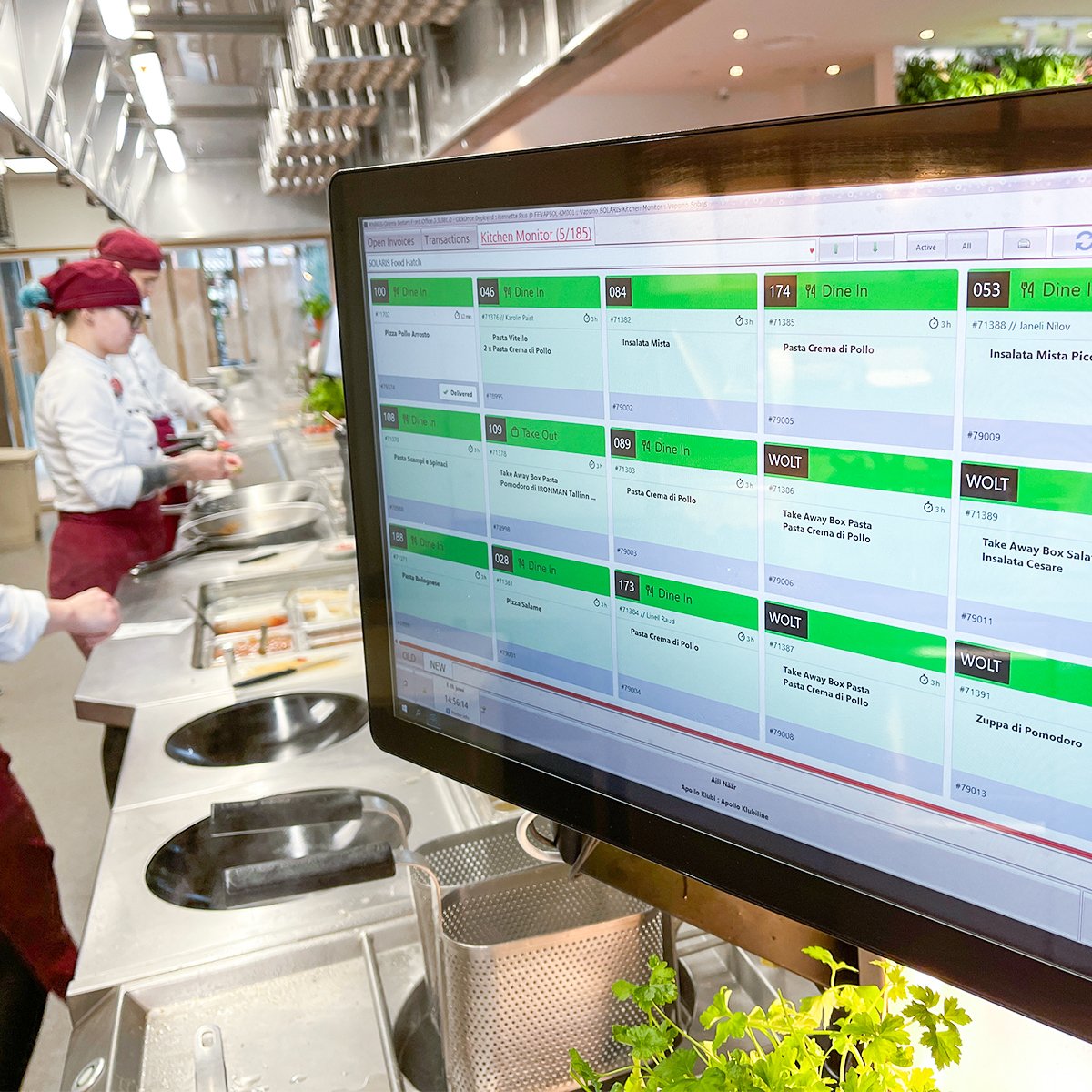 Kitchen display system (KDS)