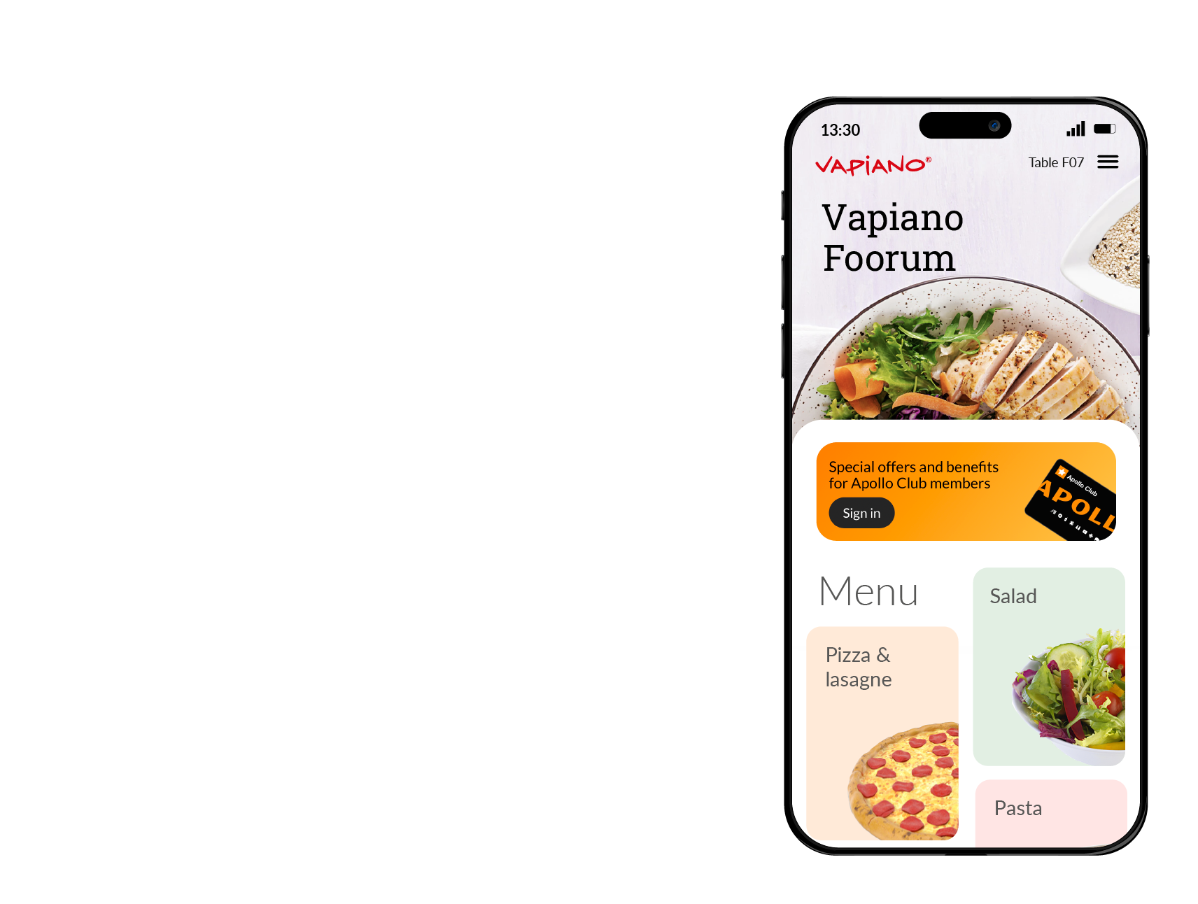 Light user interface